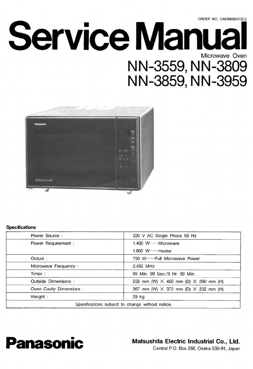 Panasonic NN-3559 User manual