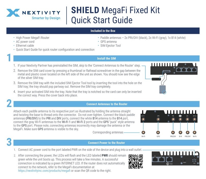 NEXTIVITY SHIELD MegaFi User manual
