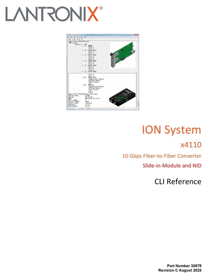 Lantronix 4110 Series User manual Lantronix 4110 Series User manual
