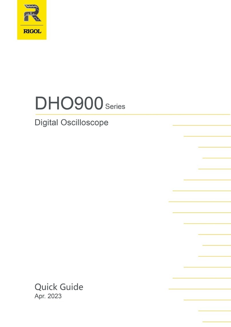 Rigol DHO900 User manual