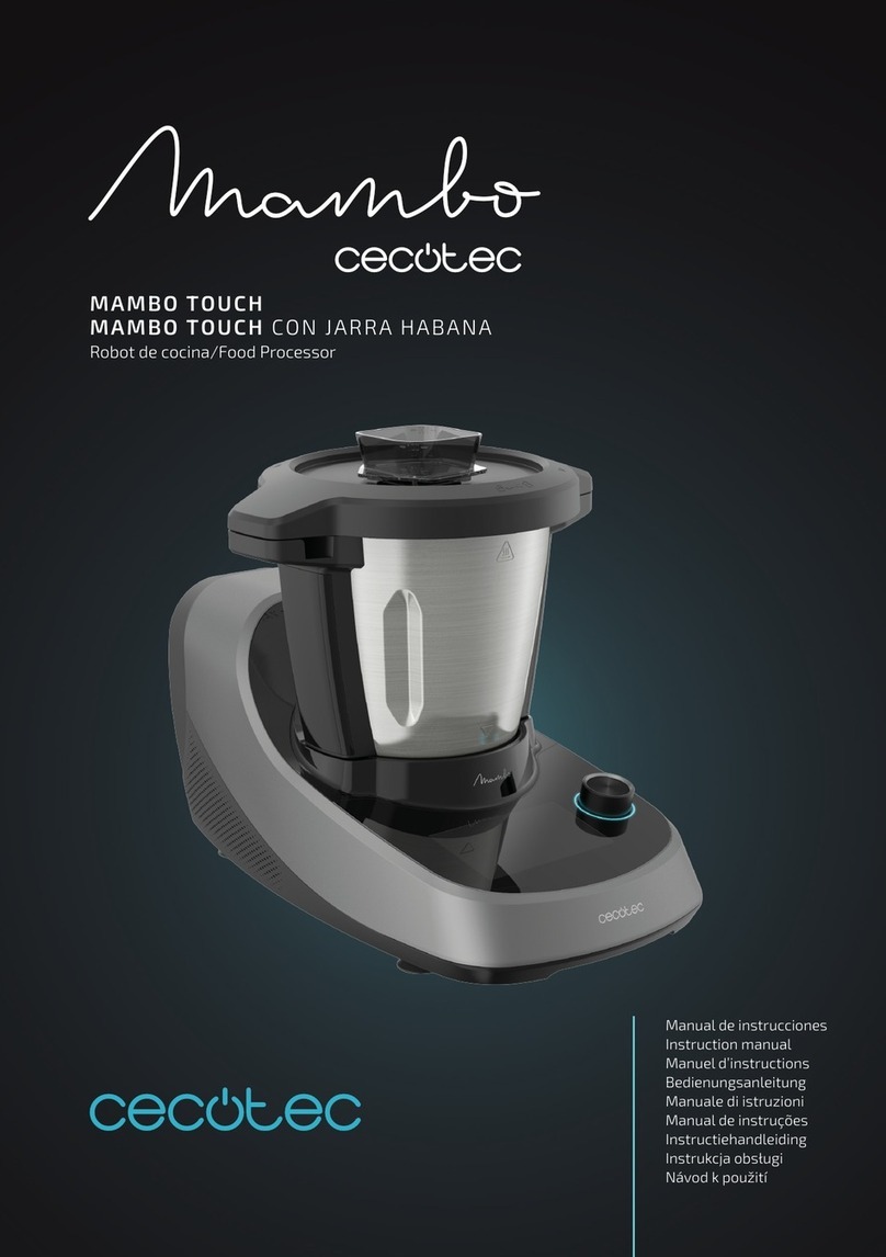 cecotec Mambo Touch instruction manual