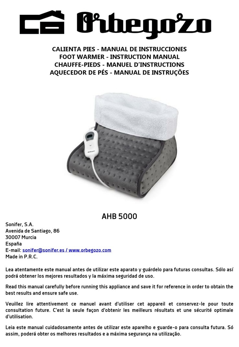 Orbegozo AHB 5000 instruction manual