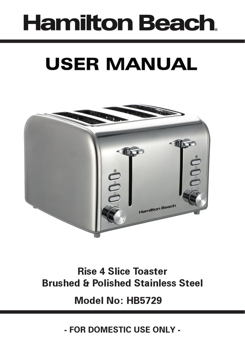 Hamilton Beach Rise HB5729 User manual