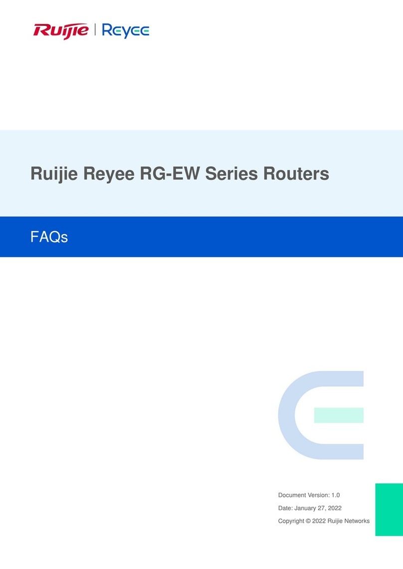 Ruijie Reyee RG-EW Series Dimensions Ruijie Reyee RG-EW Series Dimensions