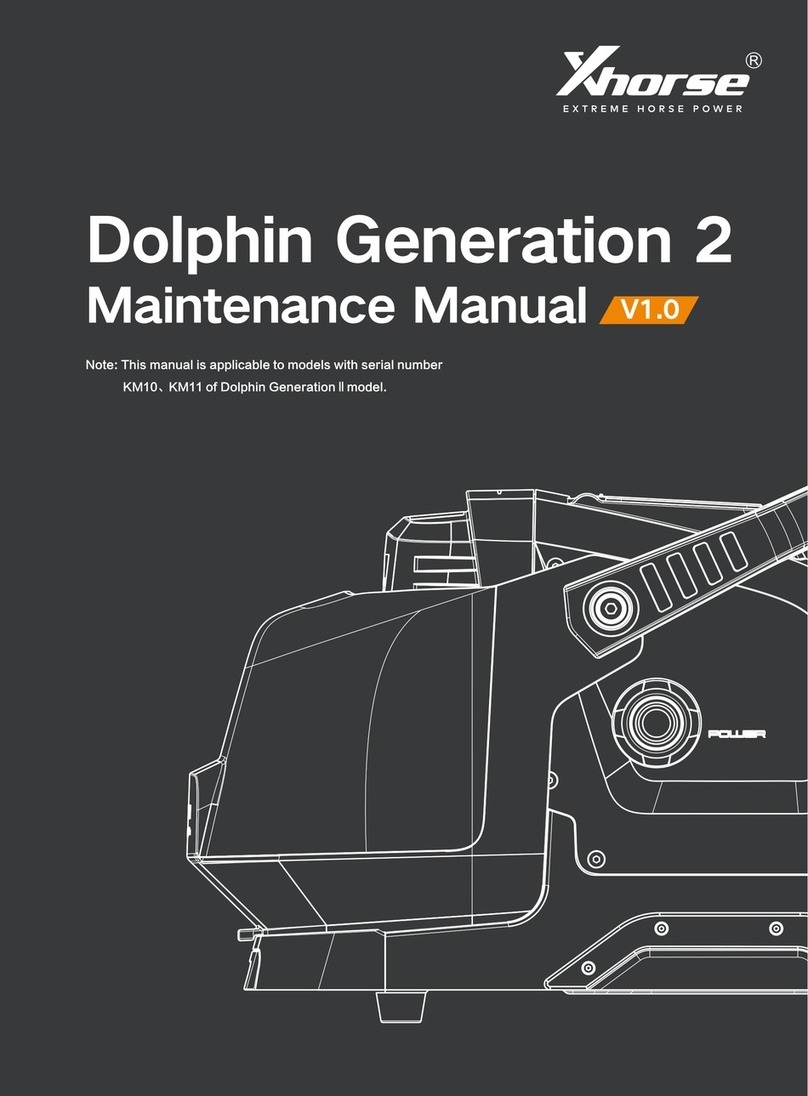 Xhorse Dolphin Generation 2 XP-005L Maintenance manual