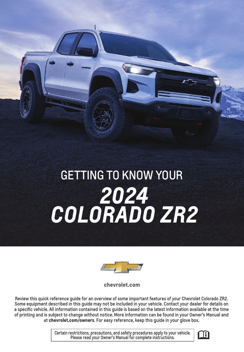 Chevrolet COLORADO ZR2 2024 Assembly instructions