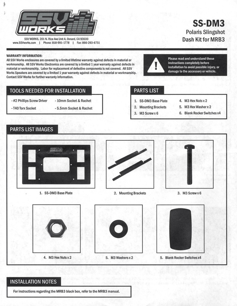 SSV Works SS-DM3 User manual