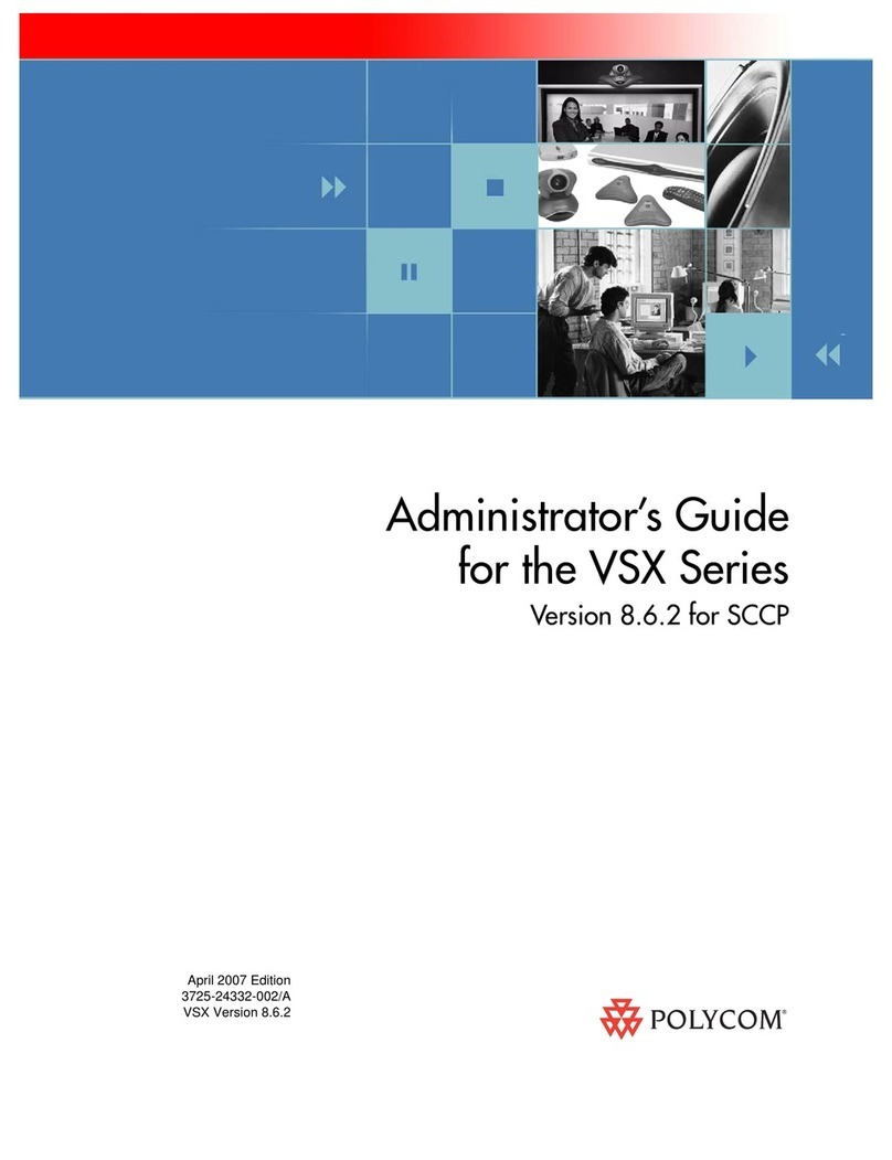 Polycom VSX Series Administrator's guide