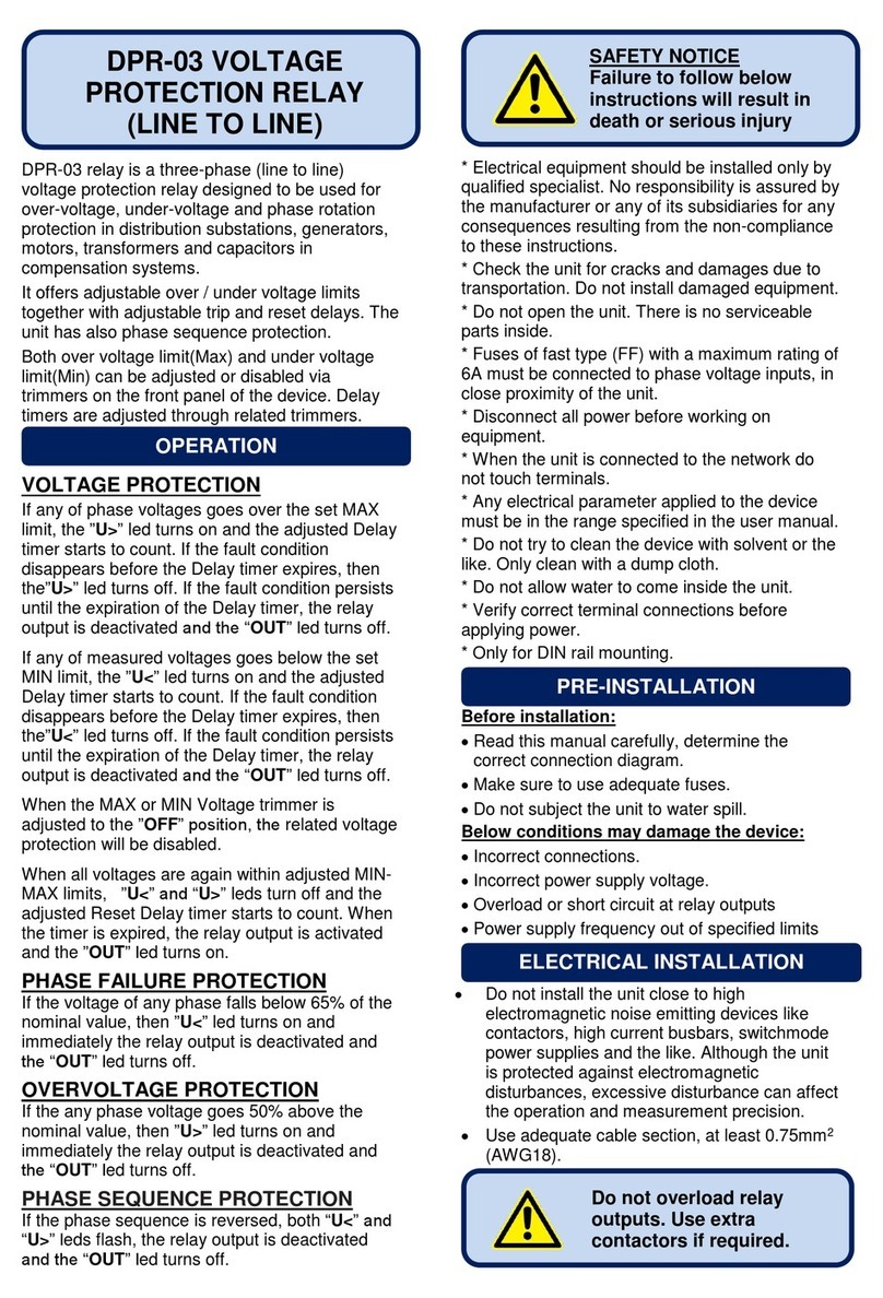 Datakom DPR-03 User manual