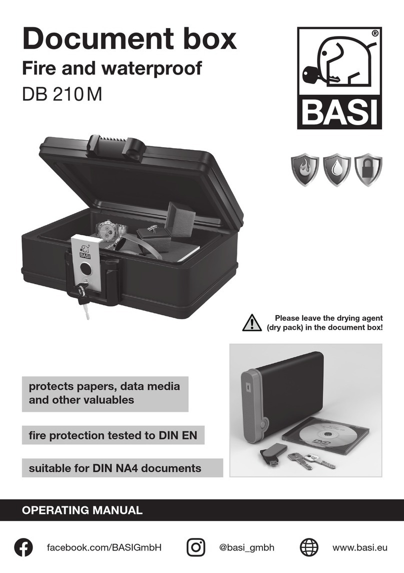 BASI DB 210M operating manual
