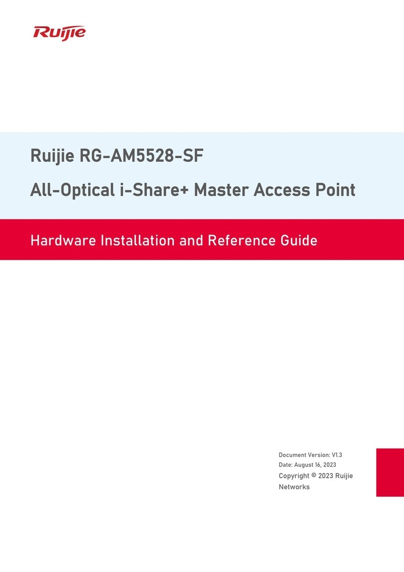 Ruijie RG-AM5528-SF Installation and operating manual