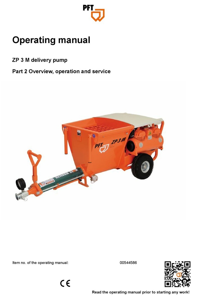 PFT ZP 3 M operating manual