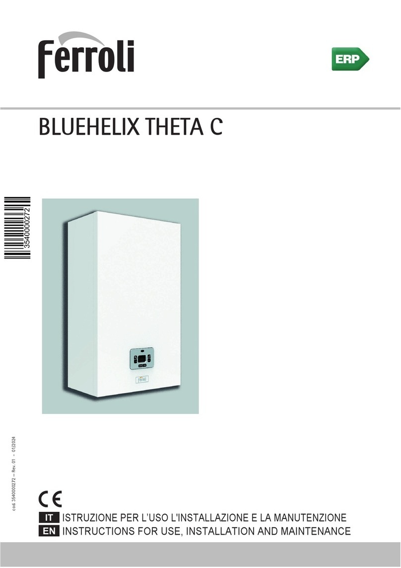 Ferroli BLUEHELIX THETA C User manual