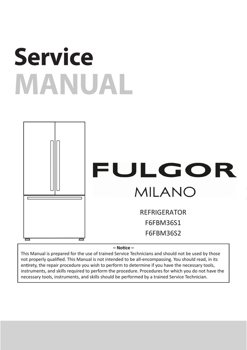 Fulgor Milano F6FBM36S1 Service manual