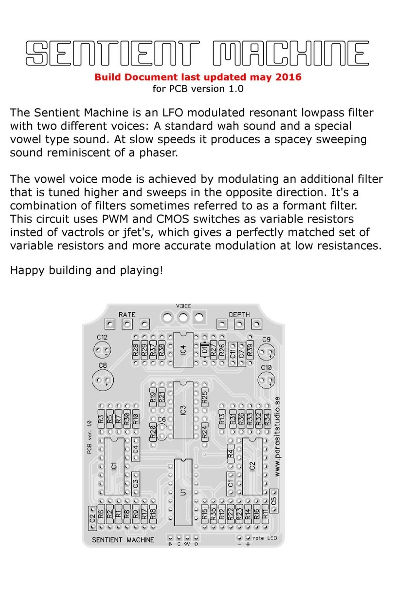 PARASIT STUDIO Sentient Machine Build Document