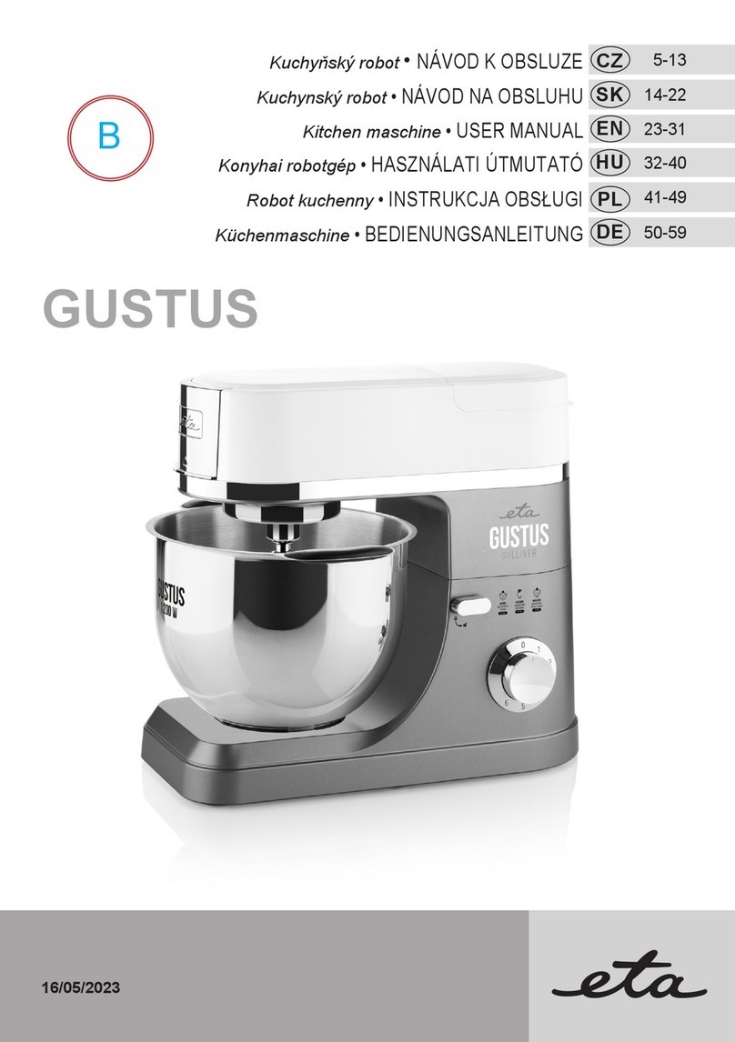 eta Gustus 4128 user manual