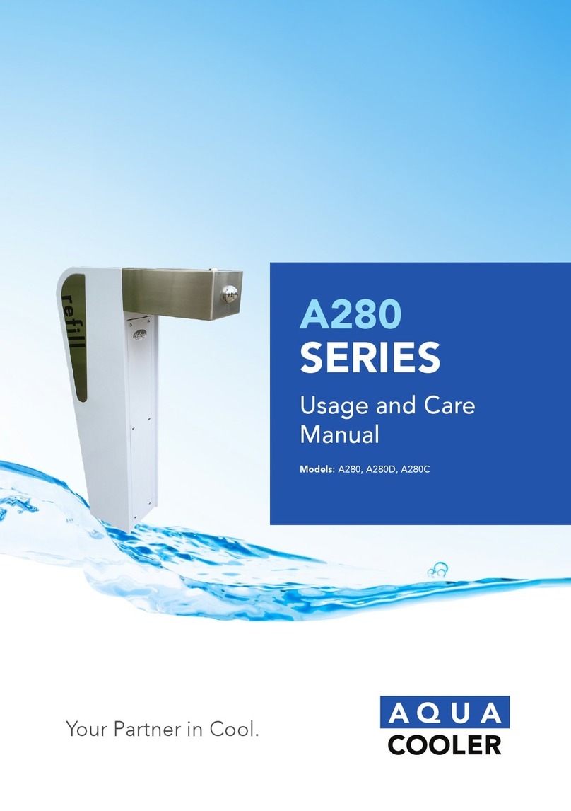 Aqua Cooler A280 Series Usage and Care Manual Aqua Cooler A280 Series Usage and Care Manual