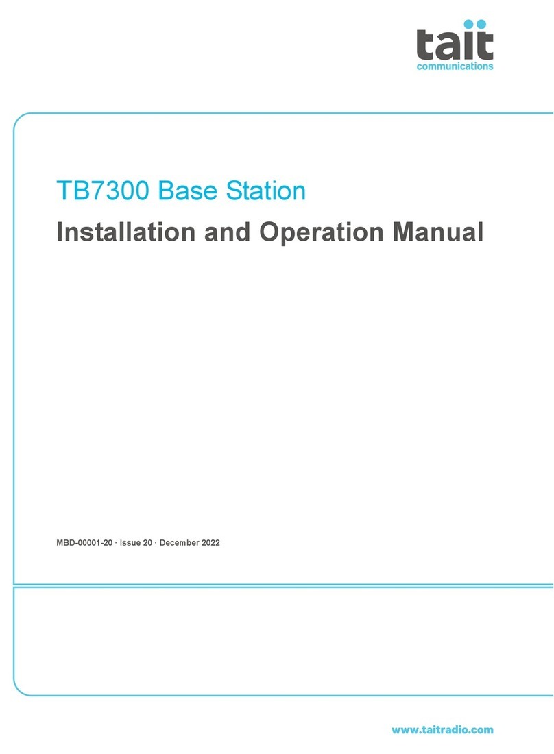 Tait TB7300 User manual