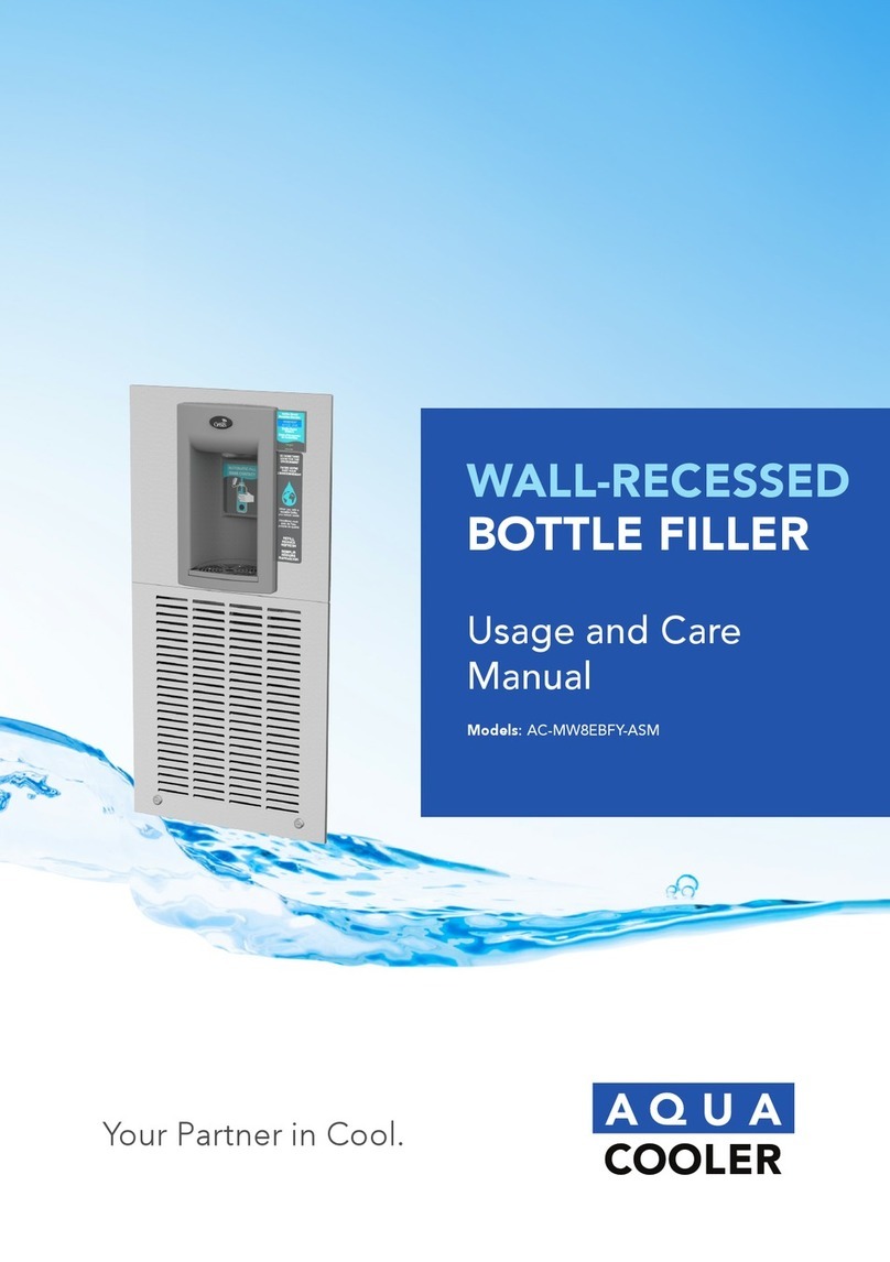 Aqua Cooler AC-MW8EBFY-ASM Usage and Care Manual
