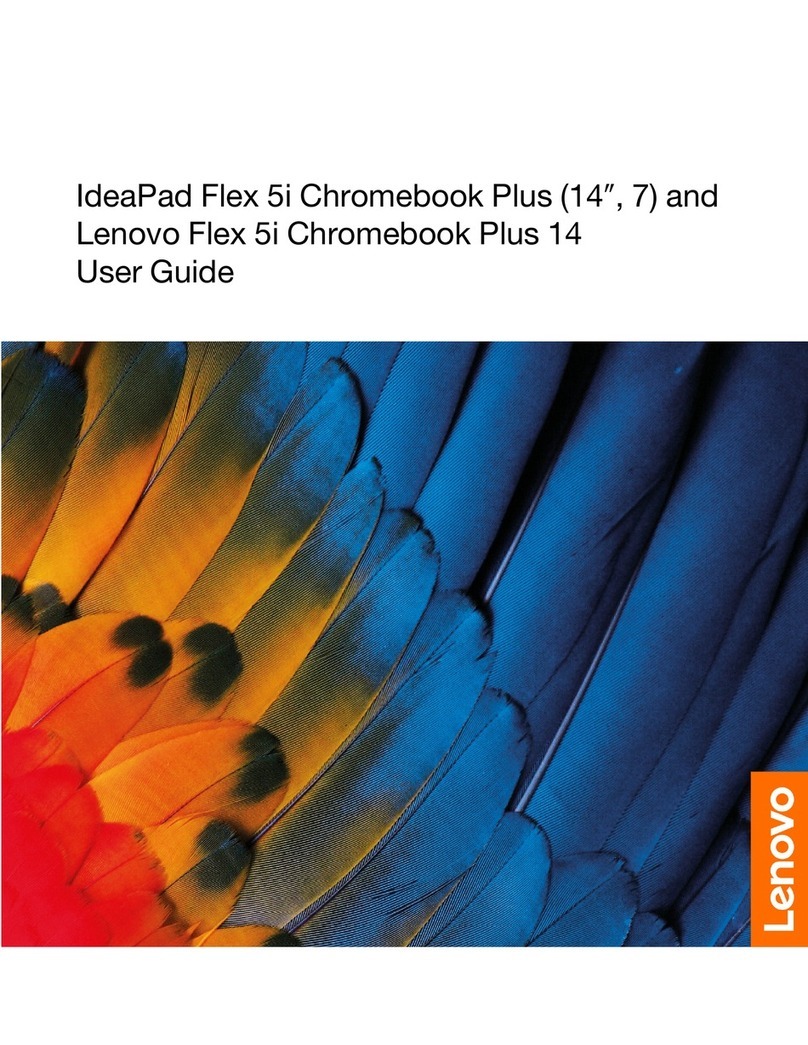 Lenovo Flex 5i Chromebook Plus 14 User manual