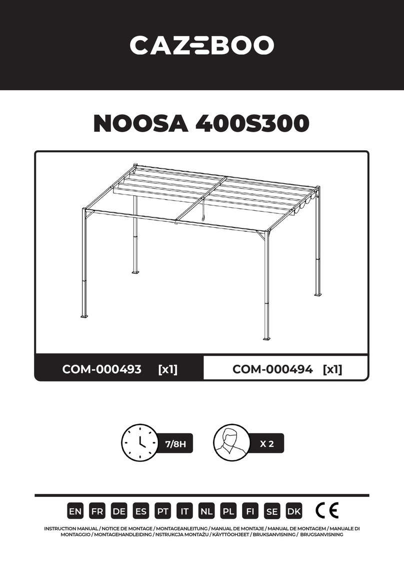 CAZEBOO COM-000493 User manual CAZEBOO COM-000493 User manual