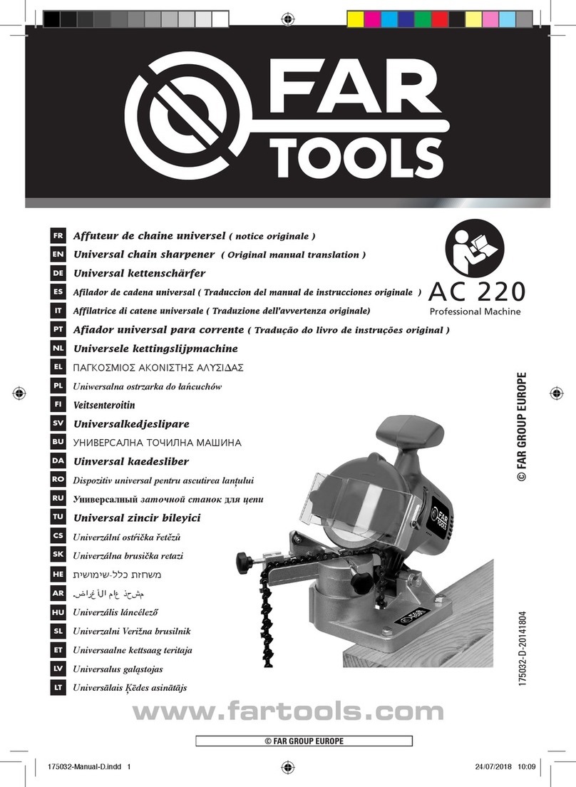 Far Tools AC 220 Use and care manual