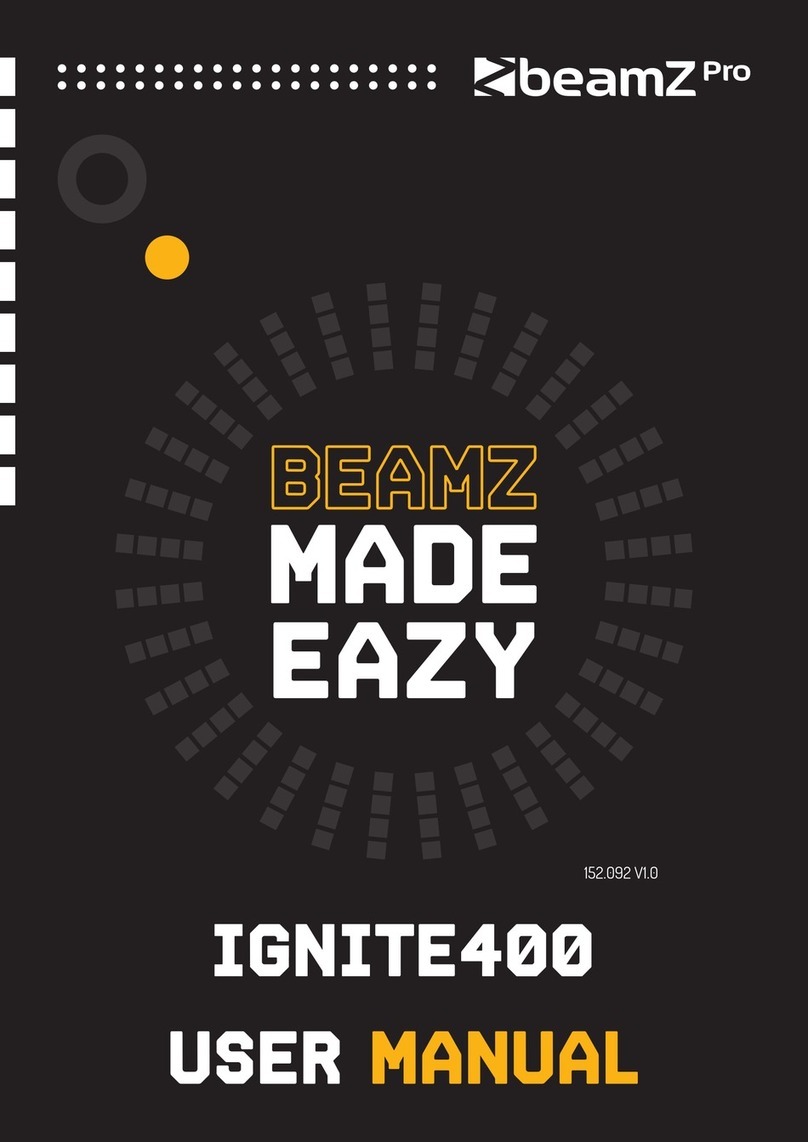 Beamz Pro IGNITE400 user manual