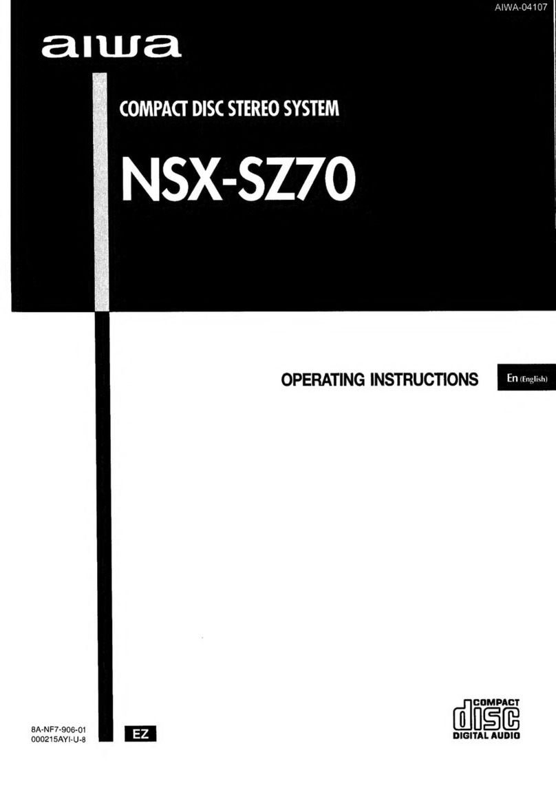 Aiwa NSX-SZ70 operating instructions