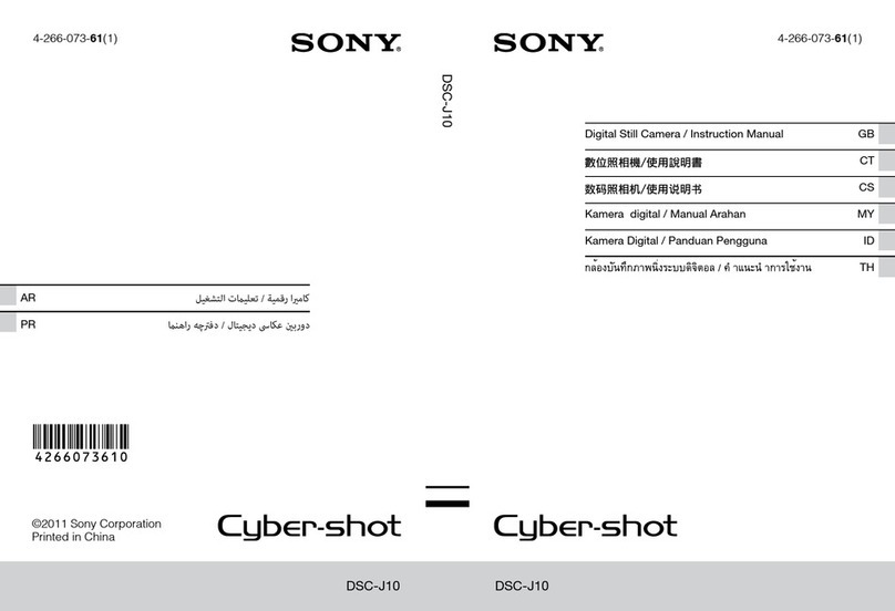 Sony Cyber-Shot DSC-J10 User manual