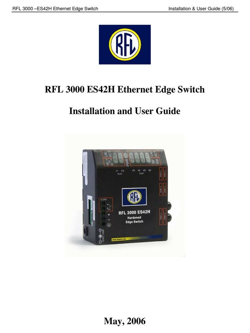 RFL 3000 ES42H Installation and user guide