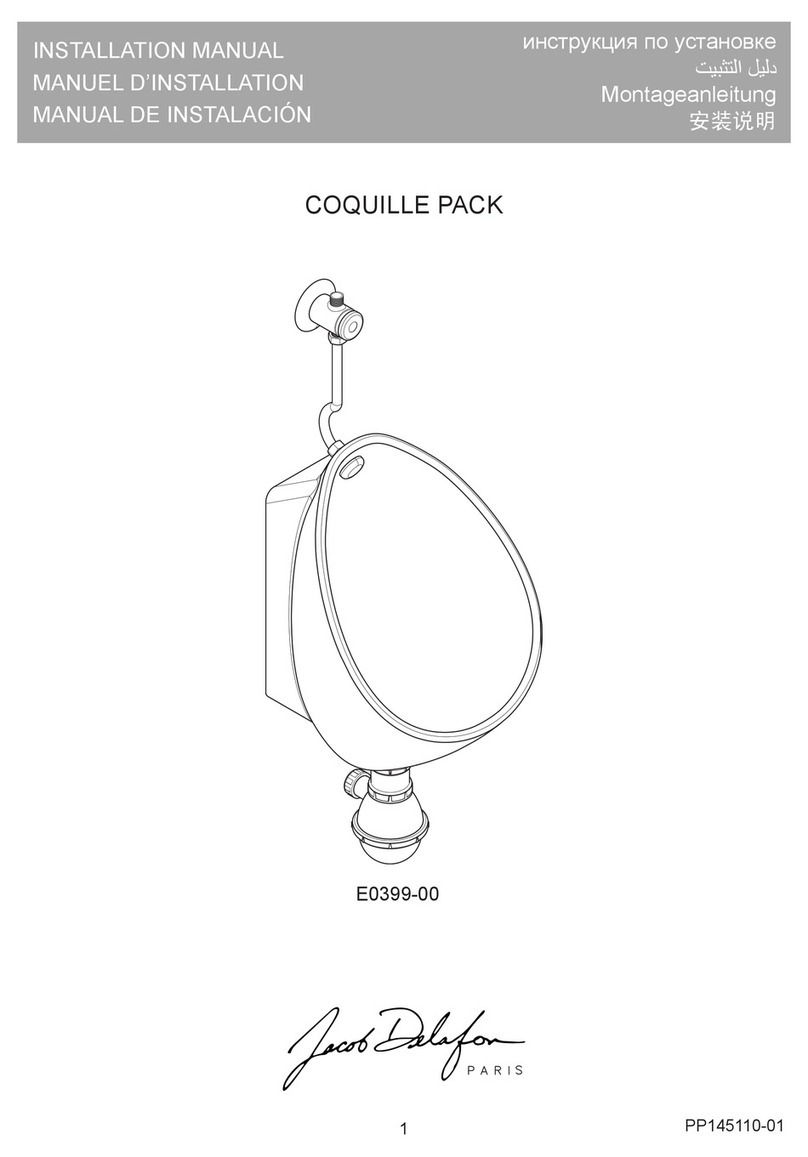 Jacob Delafon Coquille E0399-00 User manual Jacob Delafon Coquille E0399-00 User manual