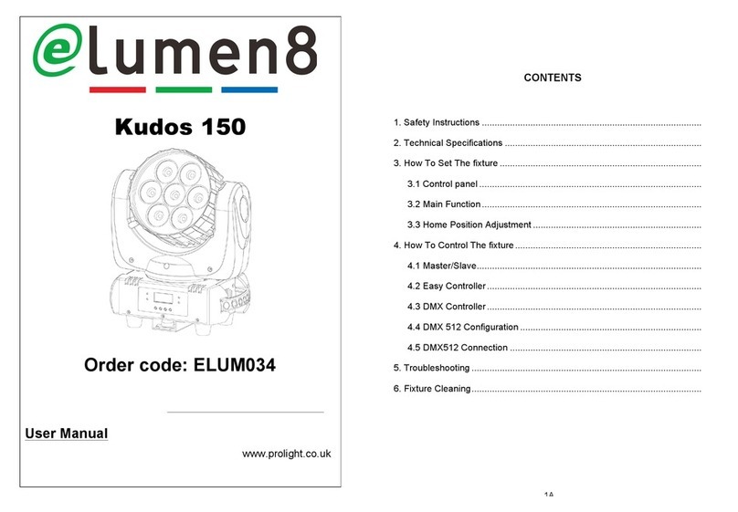 lumen8 Kudos 150 user manual