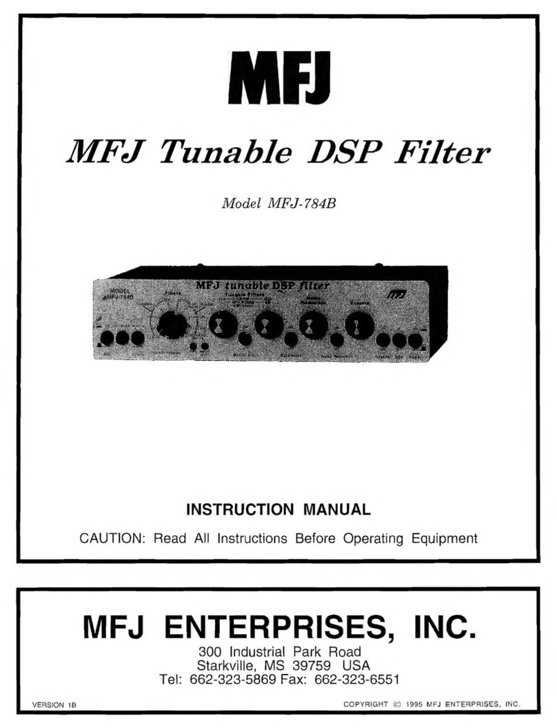MFJ MFJ-784B instruction manual