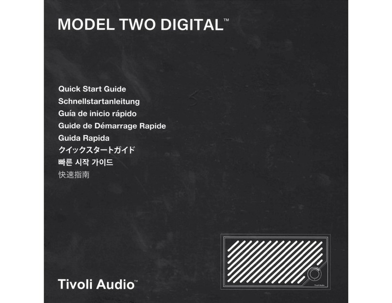 Tivoli Audio Model Two quick start guide