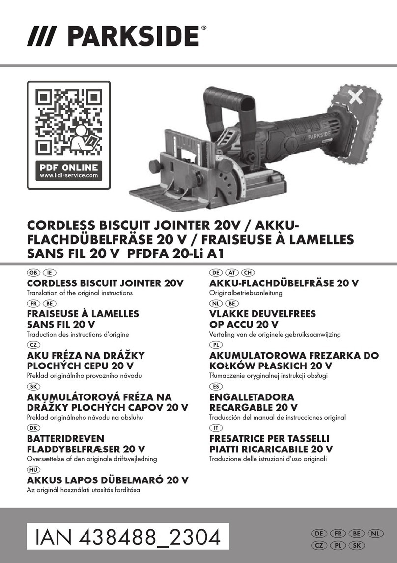 Parkside PFDFA 20-Li A1 User manual