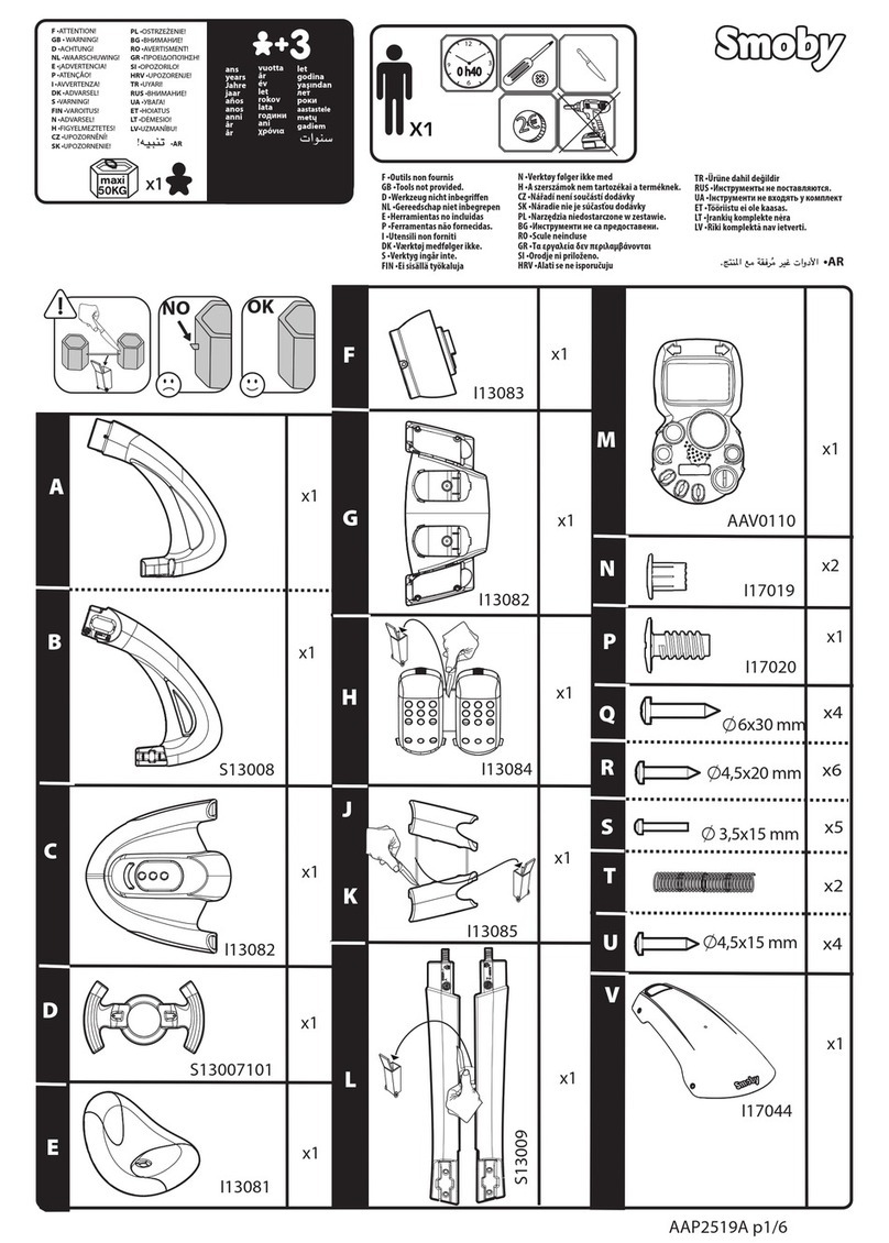 Smoby Spidey V8 quick start guide