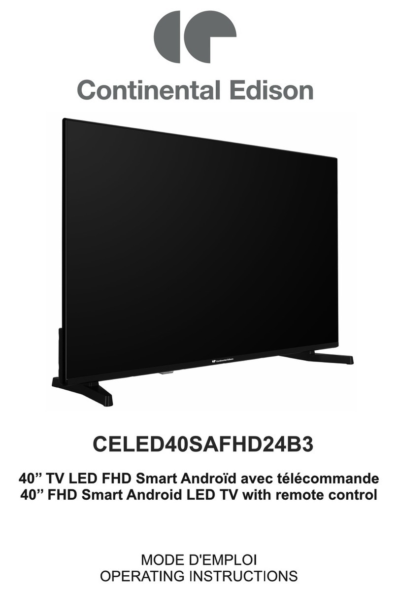 CONTINENTAL EDISON CELED40SAFHD24B3 User manual CONTINENTAL EDISON CELED40SAFHD24B3 User manual
