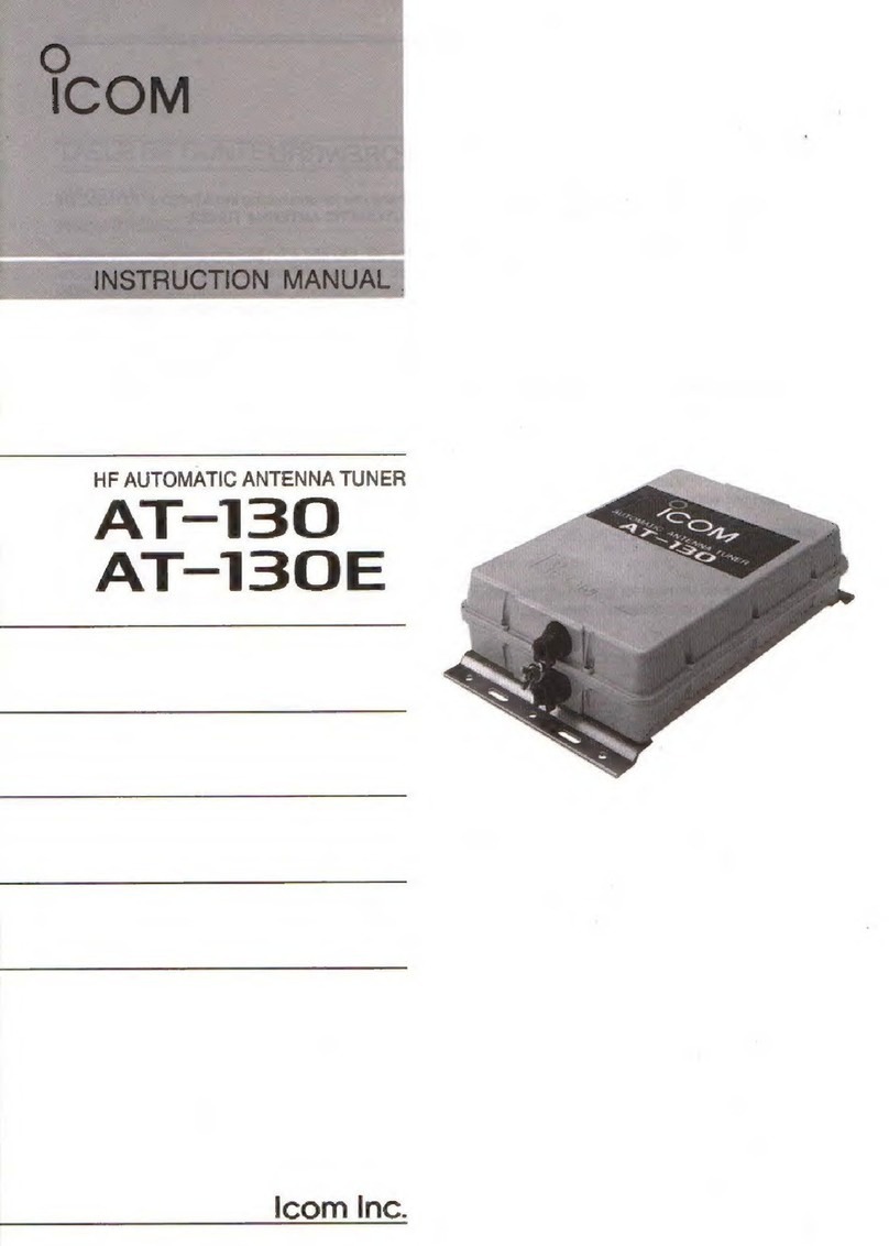 Icom AT-130 instruction manual