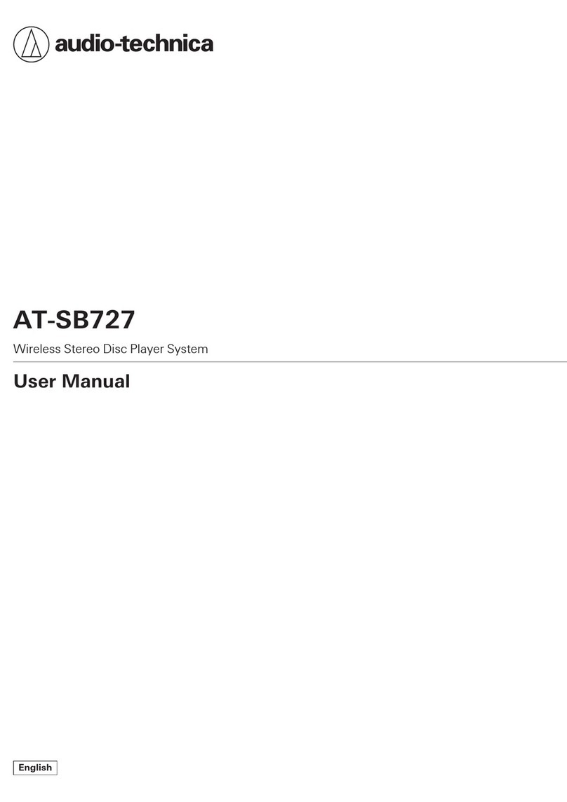 Audio Technica AT-SB727 User manual