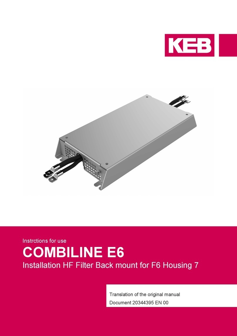 KEBCO COMBILINE E6 Series Instructions for use