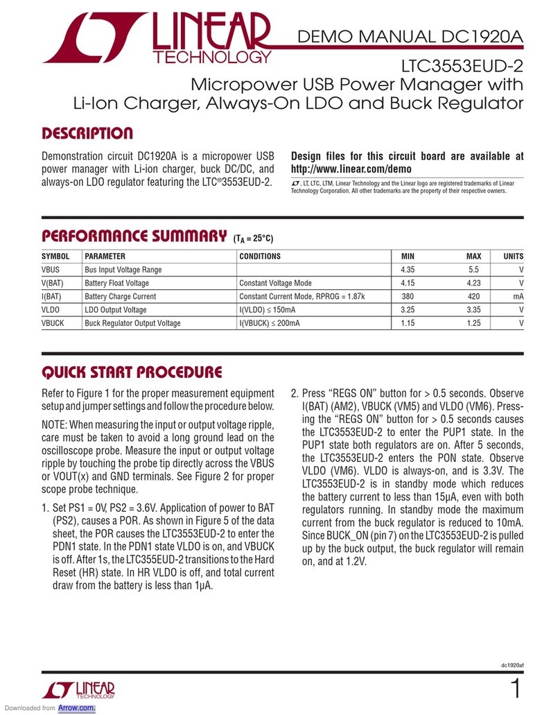 Linear Technology DC1920A Quick setup guide