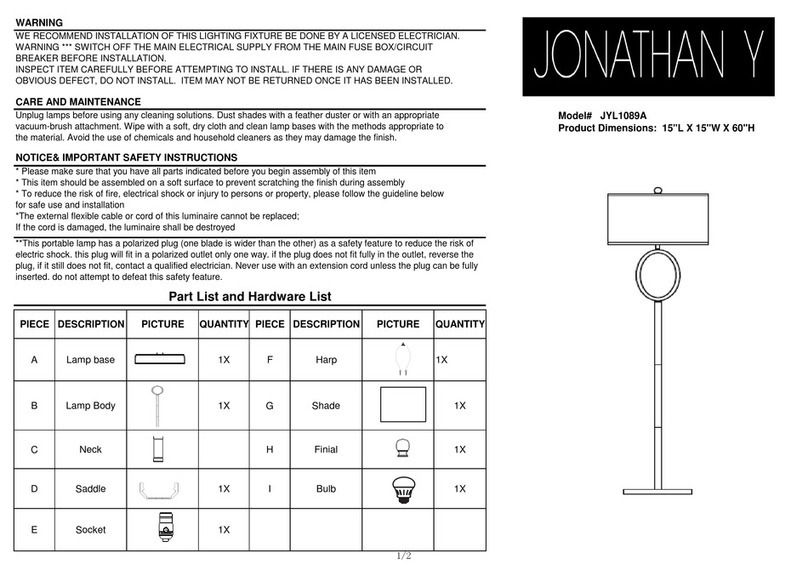 JONATHAN Y JYL1089A User manual JONATHAN Y JYL1089A User manual