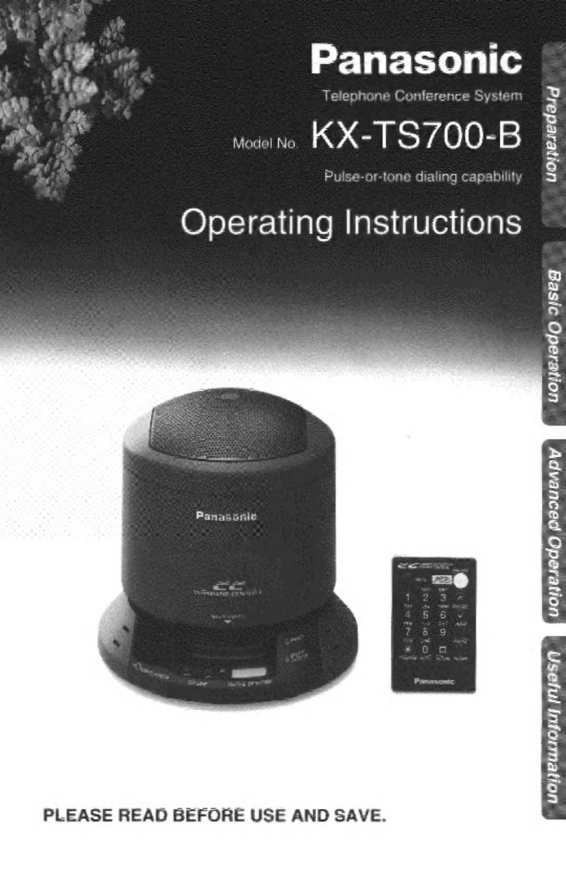 Panasonic KX-TS700B User manual