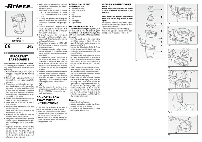 ARIETE 413 manual