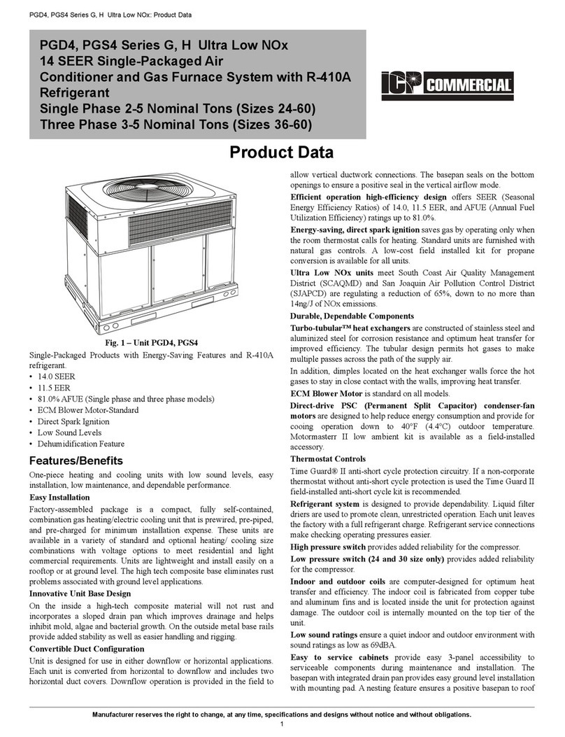 Carrier PGD4 G Series instruction manual