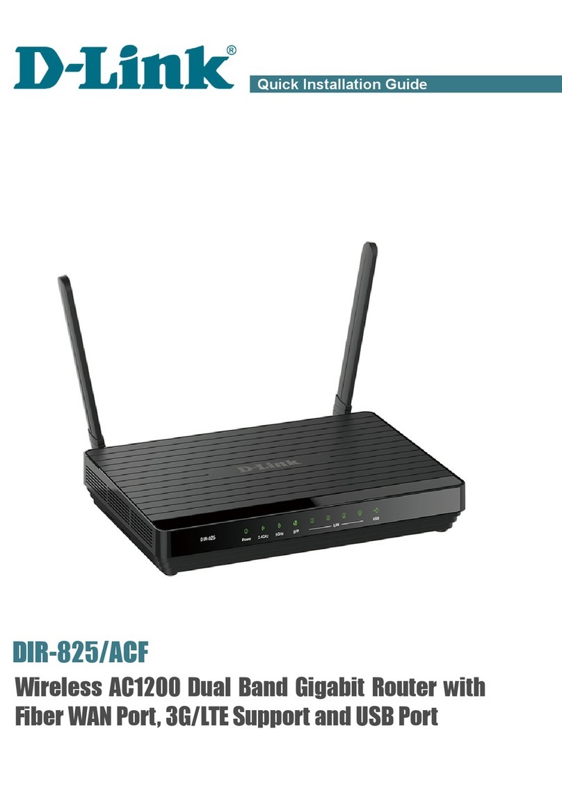 D-Link DIR-825/ACF User manual D-Link DIR-825/ACF User manual