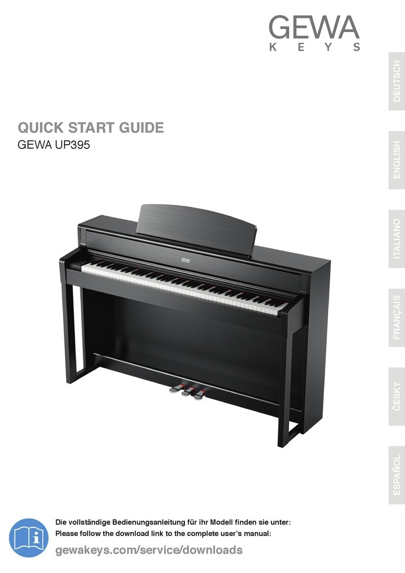 Gewa UP395 User manual