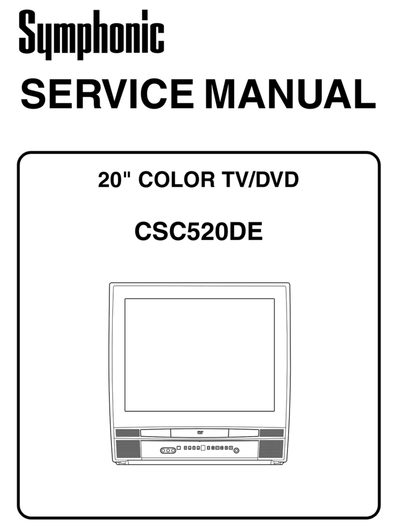 Symphonic CSC520DE Service manual