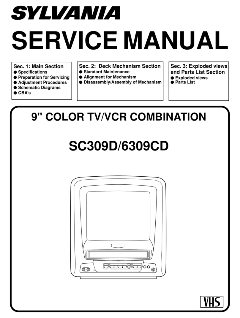 Sylvania SC309D User manual