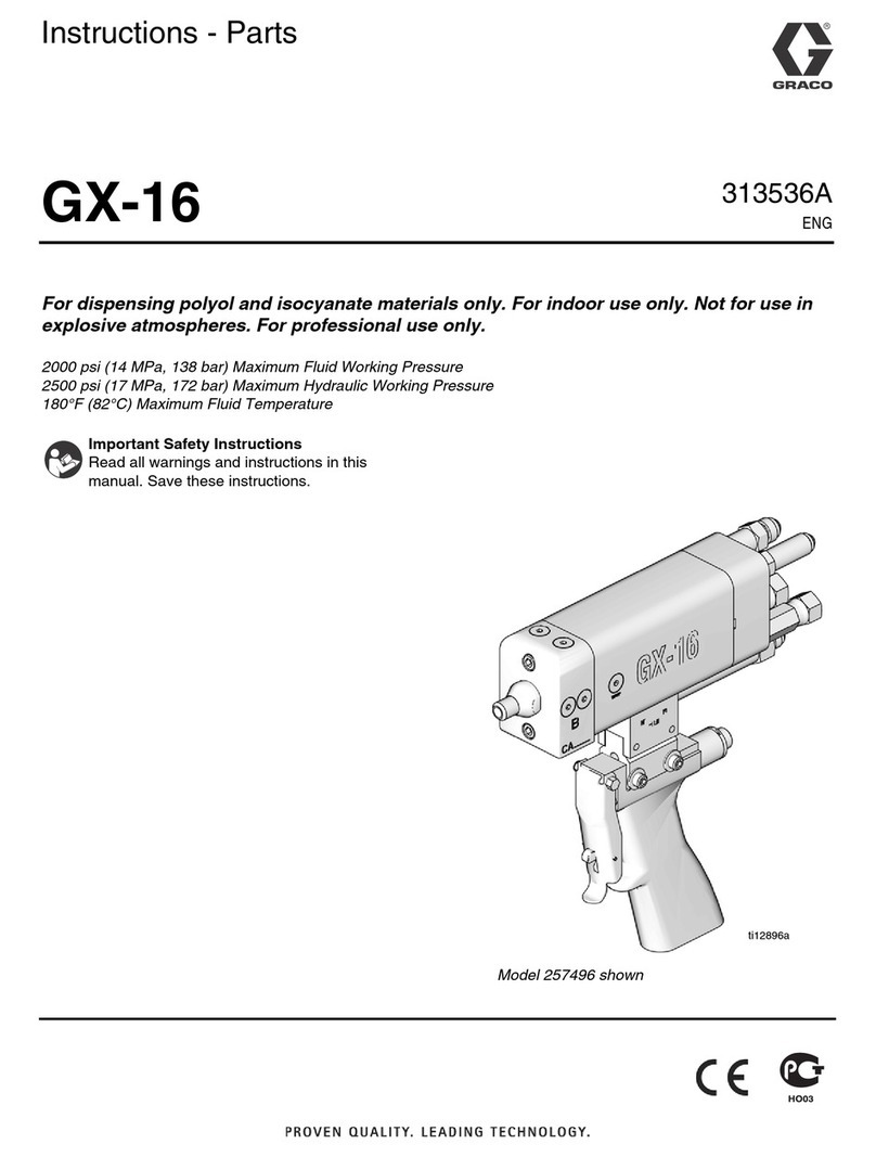 Graco GX-16 User manual
